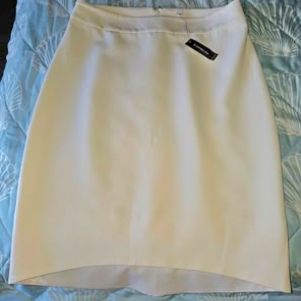 Express White Skirt